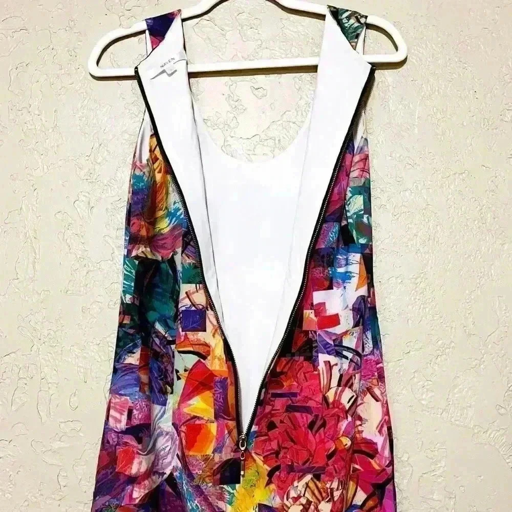 Naven Abstract Print Dress  - Picture 3 of 5